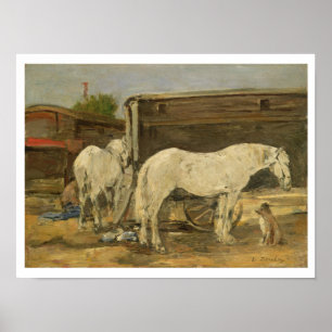 Affiche Chevaux gitans, c.1885-90 (huile sur la toile)