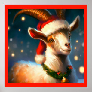 Affiche Chèvre de Noël 2