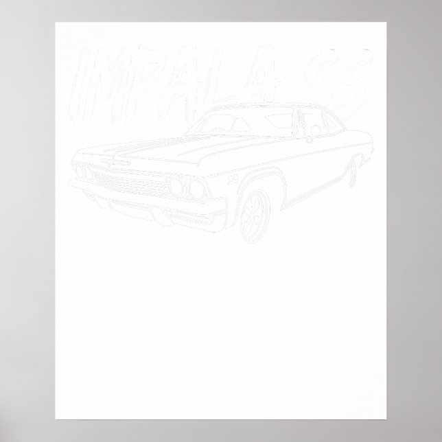 Affiche Chevrolet 1965 Impala ss 1 (Devant)