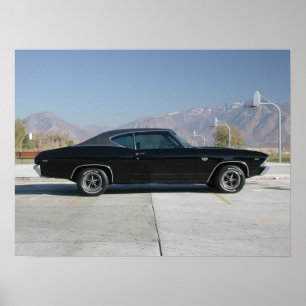 Affiche Chevrolet 1969 Chevelle solides solubles