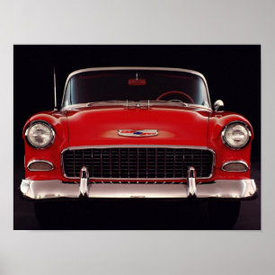 Affiche Chevrolet Bel-Air 1955