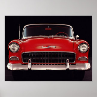 Affiche Chevrolet Bel-Air 1955