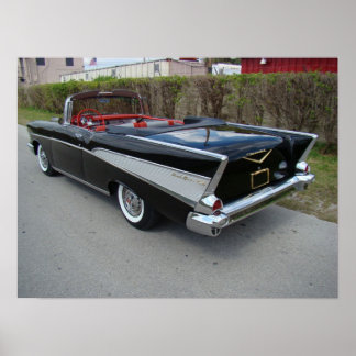 Affiche Chevrolet Bel-Air 1957