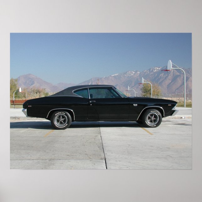 Affiche Chevrolet Chevelle SS 1969 (Devant)