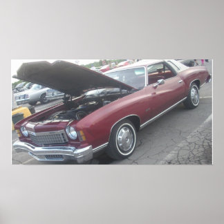 Affiche Chevrolet/Chevy Monte Carlo 1974