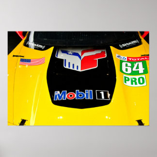 Affiche Chevrolet Corvette C7.R Vue frontale