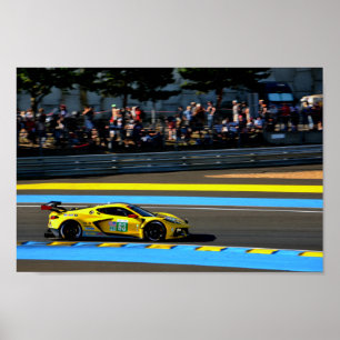 Affiche Chevrolet Corvette C8.R 24 Heures du Mans 2022