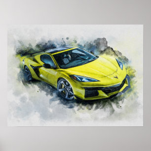 Affiche Chevrolet Corvette Z06