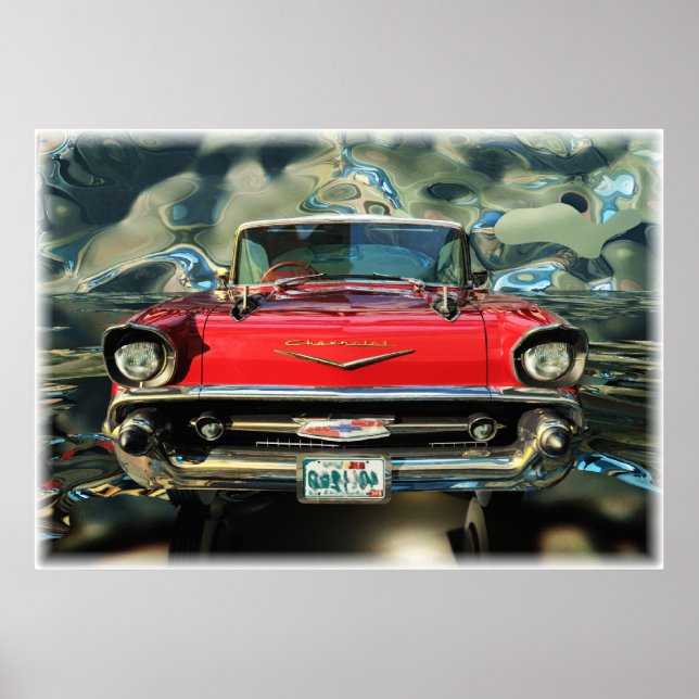 Affiche Chevy57Avant (Devant)