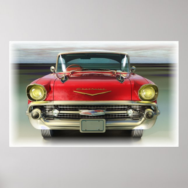 Affiche Chevy 1957 (Devant)