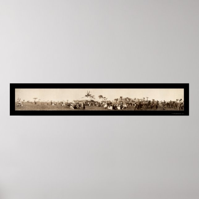 Affiche Cheyenne Indian Dancer Photo 1909 (Devant)