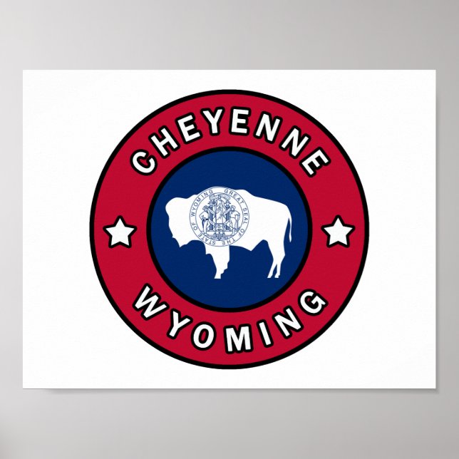 Affiche Cheyenne Wyoming (Devant)