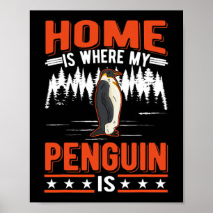 Affiche Chez moi, mon pingouin est le pingouin 28