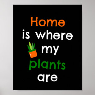 Affiche Chez moi, où sont mes plantes
