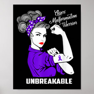 Affiche Chiari Malformation Guerrier Incassable Chemise Aw