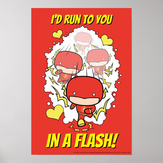 Affiche Chibi Flash - J'allais vous chercher dans Flash Va (Devant)