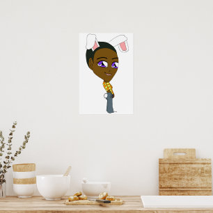 Affiche chibi lapinegirl  