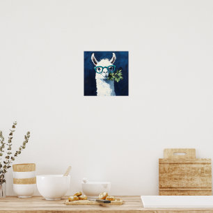 Affiche Chic Lama Intelligent