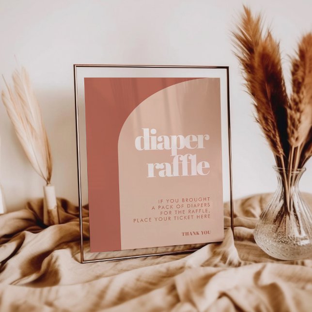 Affiche Chic pêche en terre cuite arche Déchets Signe de r (Créateur téléchargé)