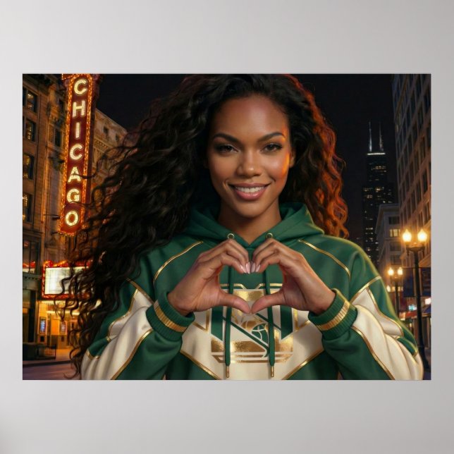AFFICHE CHICAGO - AMOUR DES ÉTATS-UNIS (Devant)