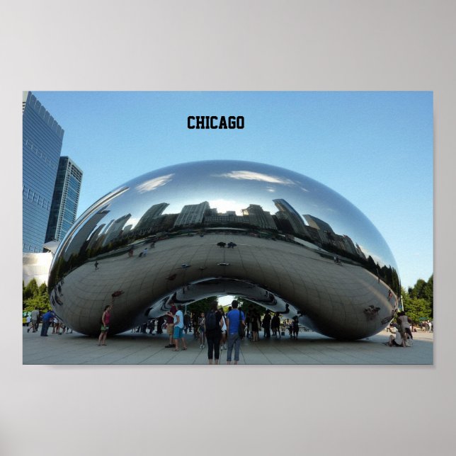 Affiche Chicago Bean Landmark (Devant)