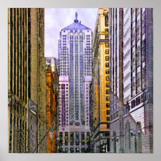 Affiche Chicago Board Of Trade - Carré Wall Art