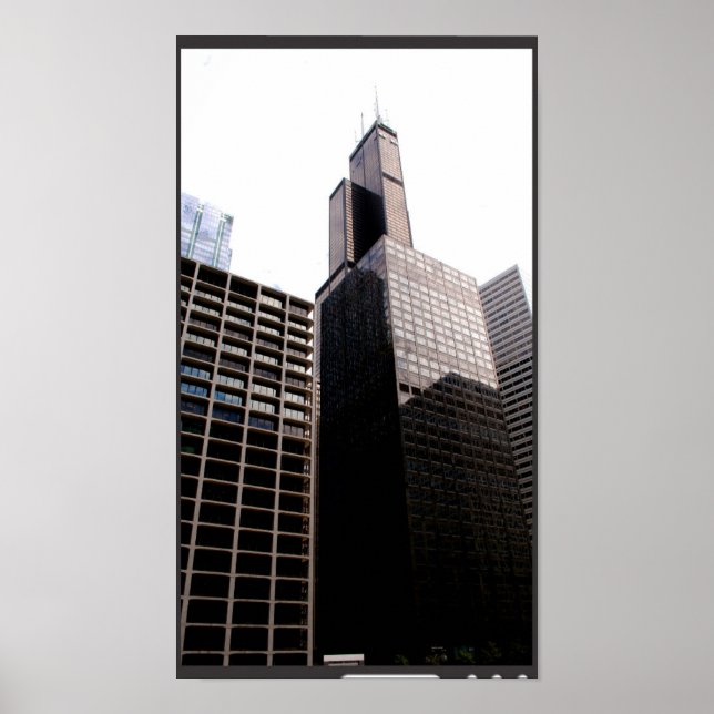 Affiche Chicago Cityscape 4 (Devant)