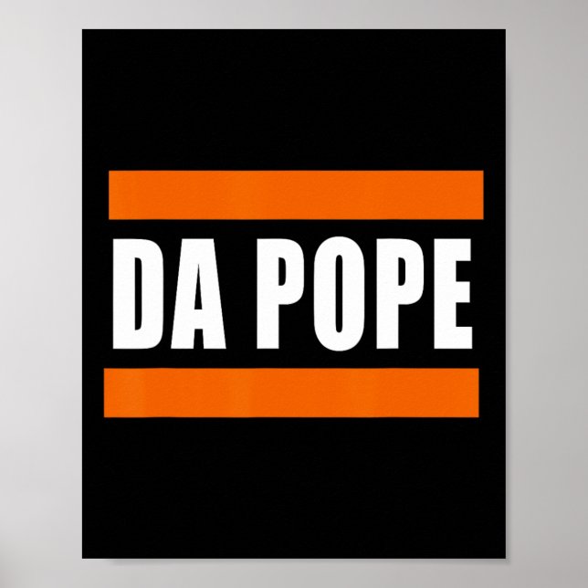 Affiche Chicago Da Pope Humour drôle (Devant)