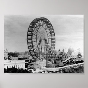 Affiche Chicago Ferris Wheel