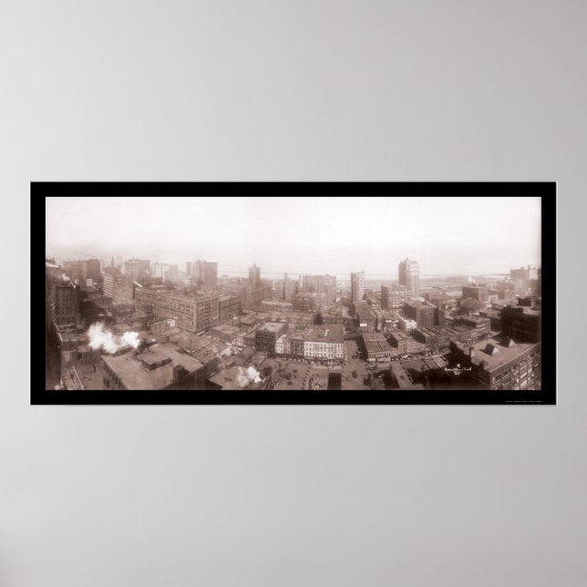 Affiche Chicago Illinois Photo 1912 (Devant)