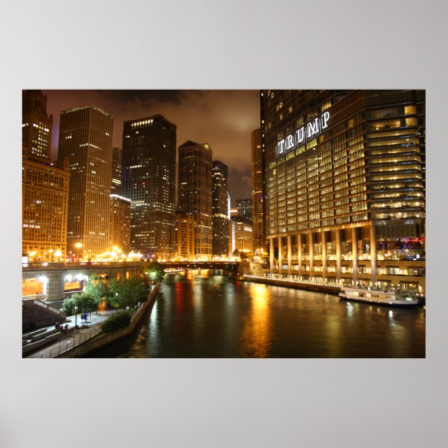 Affiche Chicago la nuit (Devant)