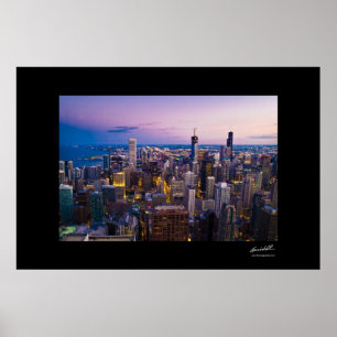 Affiche Chicago Skyline
