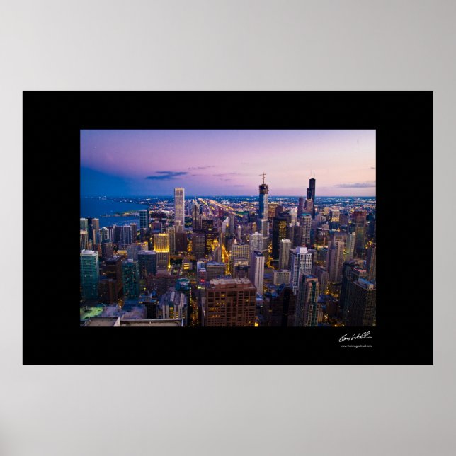 Affiche Chicago Skyline (Devant)