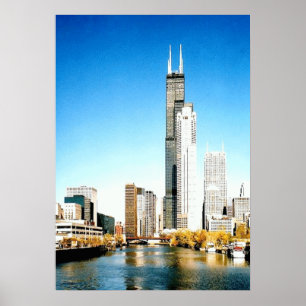 Affiche Chicago Skyline