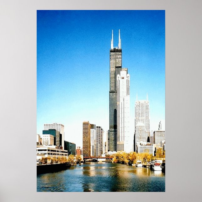 Affiche Chicago Skyline (Devant)