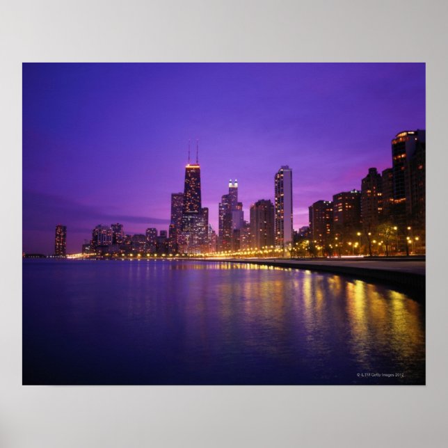 Affiche Chicago Skyline (Devant)