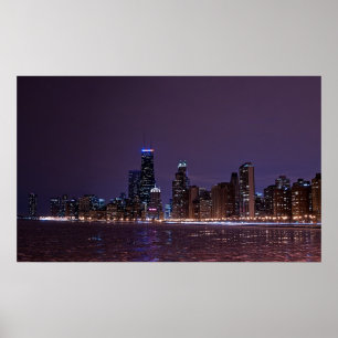 Affiche Chicago Skyline