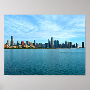 Affiche Chicago Skyline