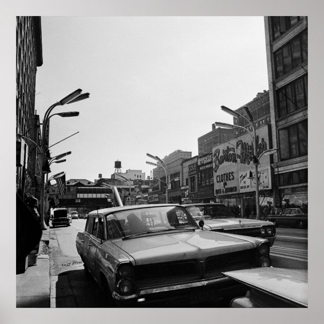 Affiche Chicago South State Street 1967 Photographie Vinta (Devant)