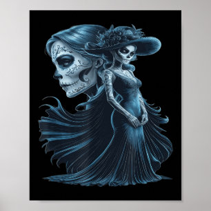 Affiche Chicano Chicana La Raza Barrio Tatouage Art Décès