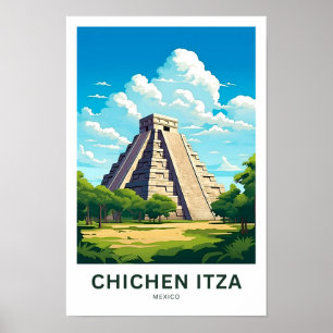 Affiche Chichen Itza Mexico