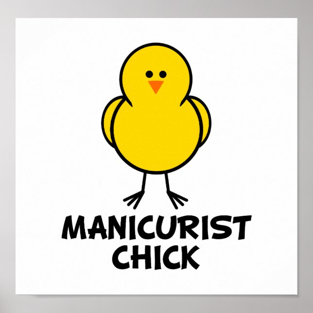 Affiche Chick manicuriste (Devant)