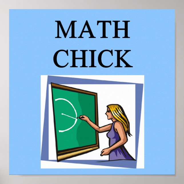 AFFICHE CHICK MATHS (Devant)