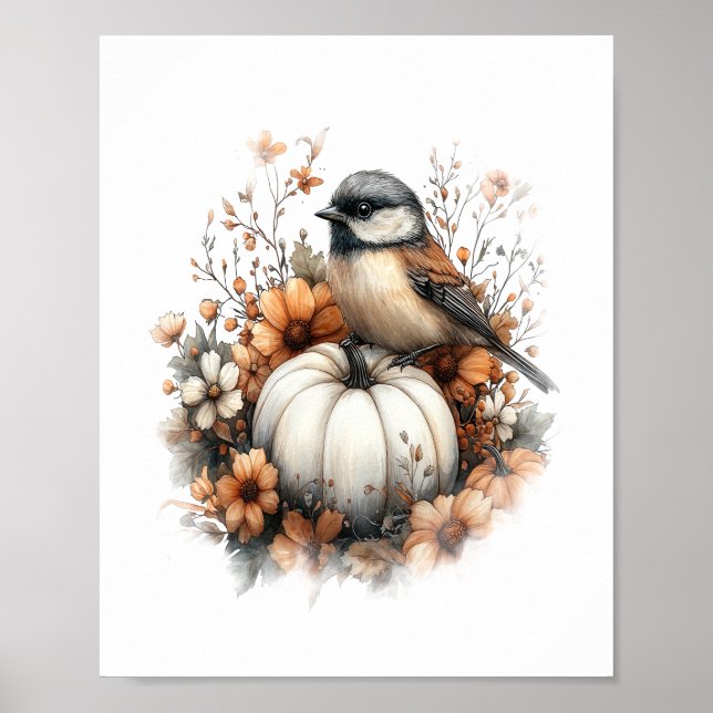 Affiche Chickadee Shirt Pays Citrouille (Devant)