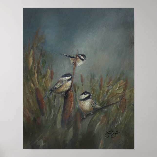Affiche Chickadees Pond (Devant)
