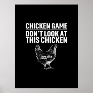 Affiche Chicken Art Chicken Game