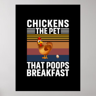 Affiche Chicken Art Chickens The Pet