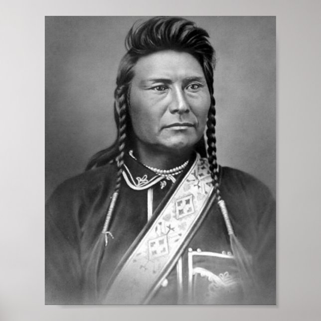 Affiche Chief Joseph Portrait 1880 (Devant)