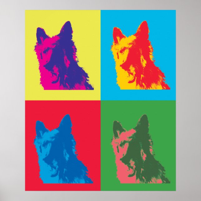 Affiche chien (Devant)