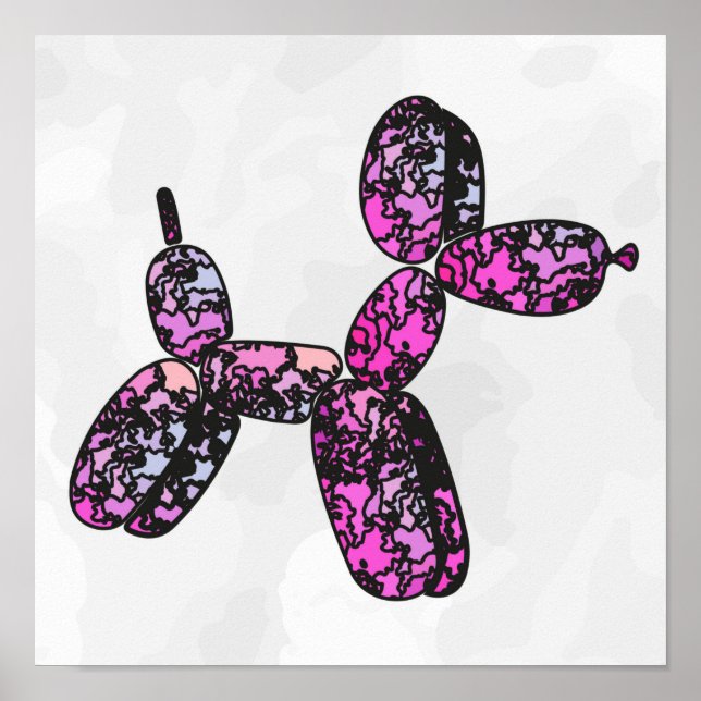 Affiche Chien à ballon A (Devant)